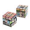 He Lives Puzzle Cubes - 12 Pc. Image 1