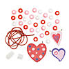 Heart Necklace Craft Kit - Makes 12 Image 1