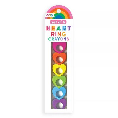 Heart Ring Crayons - Set of 6 / Default Title Image 1