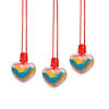 Heart Sand Art Bottle Necklaces - 12 Pc. Image 1
