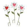 Heart-Shaped Flower Yard Signs Image 1