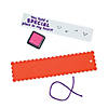 Heart Thumbprint Bookmarks Craft Kit - Makes 12 Image 1