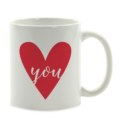 Heart with Word You ceramic mug Image 2