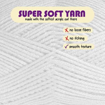 Hearth & Harbor Acrylic Yarn for Crocheting & Knitting Image 2