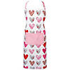 Hearts Collage Print Chef Apron Image 1