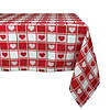 Hearts Woven Check Tablecloth 60X84 Image 1