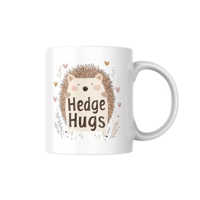 Hedge Hugs Mug by Dancing Littles Jungle Image 1