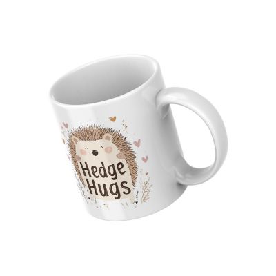 Hedge Hugs Mug by Dancing Littles Jungle Image 1