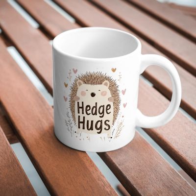 Hedge Hugs Mug by Dancing Littles Jungle Image 2