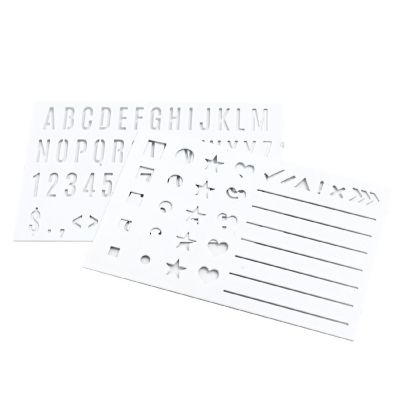 Heidi Swapp Memory Planner Stencils 3/Pkg-Color Fresh Image 2
