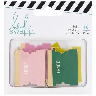 Heidi Swapp Memory Planner Tabs 16/Pkg-Color Fresh Image 1