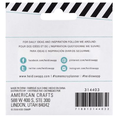 Heidi Swapp Memory Planner Tabs 16/Pkg-Color Fresh Image 1