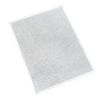 Heidi Swapp Minc Glitter Sheets 6"X8" 4/Pkg-Silver Image 3