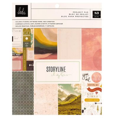 Heidi Swapp Paper Project Pad 7.5"X9.5" 83pc-Mountain Image 1