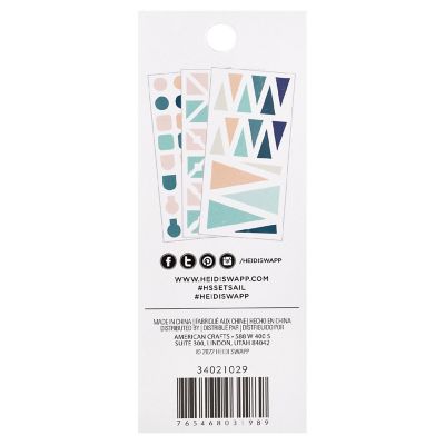 Heidi Swapp Set Sail Dot Stickers-255/Pkg Image 1