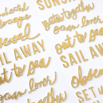 Heidi Swapp Set Sail Thickers Stickers 66/Pkg-Phrase Image 3
