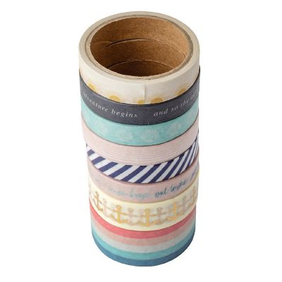 Heidi Swapp Set Sail Washi Tape Rolls-8/Pkg Image 2