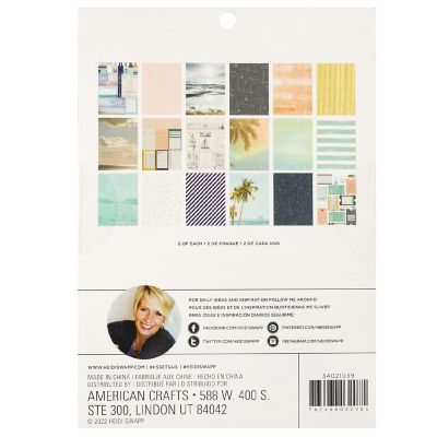 Heidi Swapp Single-Sided Paper Pad 6"X8" 36/Pkg-Set Sail Image 1