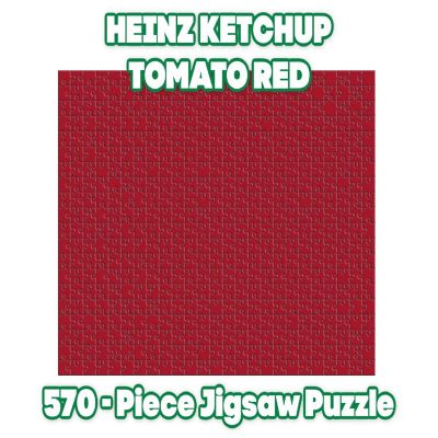 Heinz Ketchup All-Red Food Puzzle For Adults And Kids  570 Piece Jigsaw Puzzle Image 2