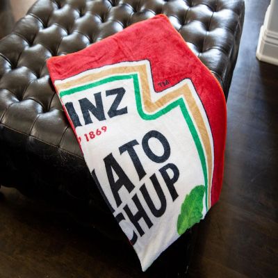 Heinz Ketchup Logo Fleece Throw Blanket  45 x 60 Inches Image 2