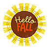 Hello Fall Sunflower Clothespin Wreath Craft Kit - Makes 1 Image 1