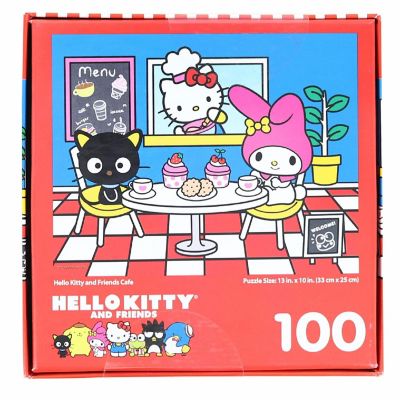 Hello Kitty 100 Piece Jigsaw Puzzle  Hello Kitty and Friends Cafe Image 1