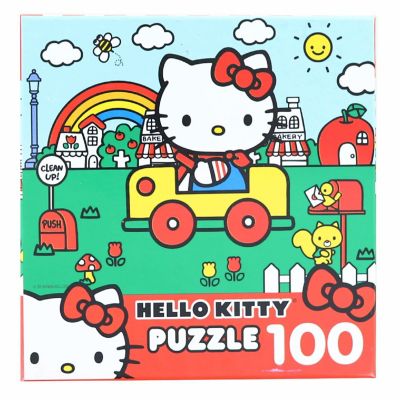 Hello Kitty 100 Piece Jigsaw Puzzle  Hello Kitty Driving Around Town Image 1