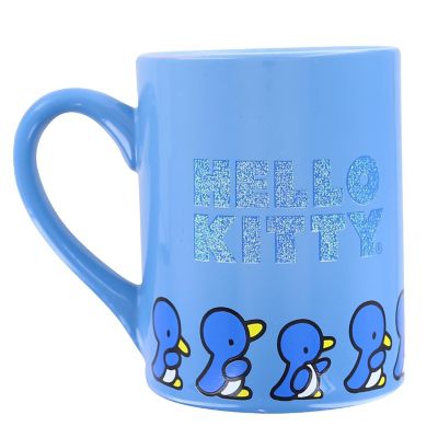 Hello Kitty 14 Ounce Ceramic Glitter Mug Image 1