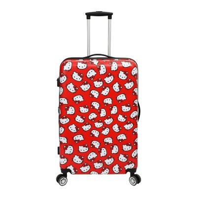 Hello Kitty All-Over Print 28&quot; Suitcase With 360-Degree Wheels And Retractable Handle Image 1