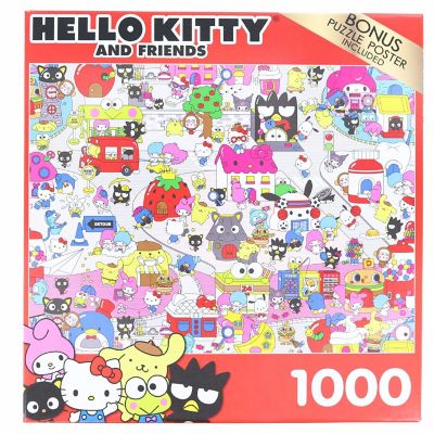 Hello Kitty and Friends 1000 Piece Jigsaw Puzzle Image 1