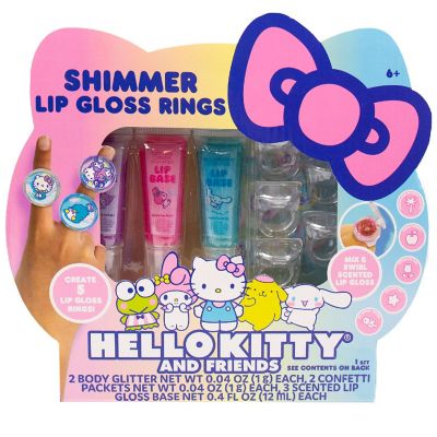 Hello Kitty and Friends Shimmer Lip Gloss Rings Image 1
