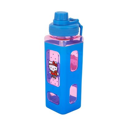 Hello Kitty Basketball 24 Oz Blue Plastic Water Bottle Image 2