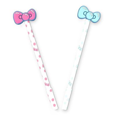 Hello Kitty Ink Pen 2-Pack with Bow Toppers Image 1