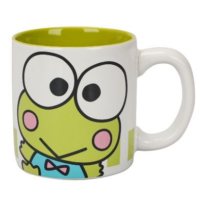 Hello Kitty Keroppi 16 Oz White Ceramic Mug Image 1