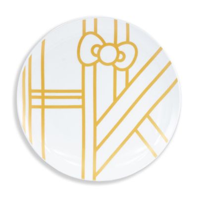 Hello Kitty Panache Black &amp; Gold 4 Piece Side Plate Set Image 2