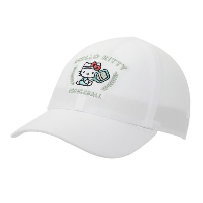 Hello Kitty Pickleball Elite Flex Women's White Unstructured Baseball Cap Image 1