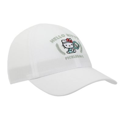 Hello Kitty Pickleball Elite Flex Women's White Unstructured Baseball Cap Image 2