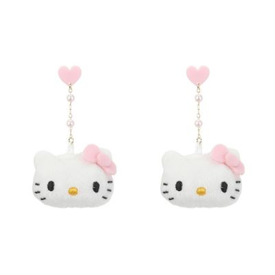 Hello Kitty Plush Earrings Image 1