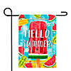 Hello Summer Popsicle Outdoor Garden Flag 12.5" x 18" Image 1