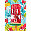 Hello Summer Popsicle Outdoor Garden Flag 12.5" x 18" Image 1