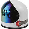 Helmet Space White with Reflective Visor OS Image 1