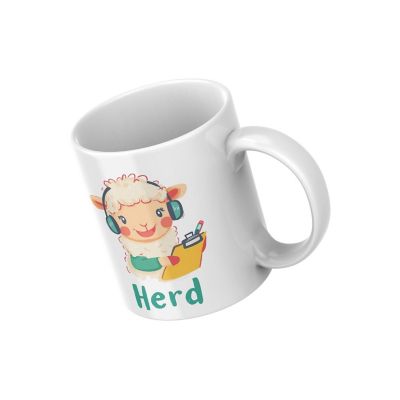 Herd Mug by Dancing Littles Jungle Image 1
