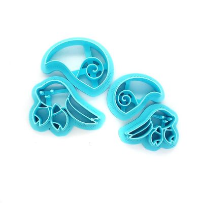 Hermit Crab Clay Cutters in Two Sizes, 4 pc Image 1