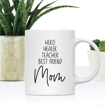 Hero Healer Teacher Mom Ceramic Mug Image 1