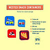Heroes Nested Snack Containers Image 1