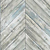 Herringbone Wood Boards Peel & Stick Wallpapr Image 1