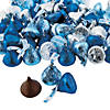 Hershey&#8217;s&#174; Kisses&#174; Blue & Silver Chocolate Candy - 65 Pc. Image 1