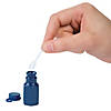 Hexagon Navy Blue Mini Bubble Bottles - 48 Pc. Image 1