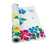 Hibiscus Plastic Tablecloth Roll Image 1