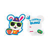 Hip Hop Bunny Cards with Carrot Ring - 12 Pc. Image 1